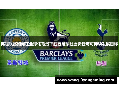 英超联赛如何在全球化背景下践行足球社会责任与可持续发展目标