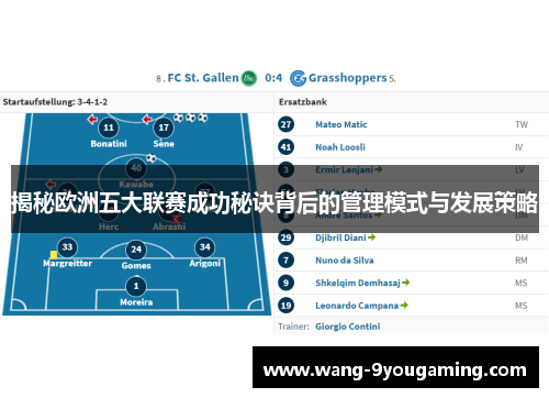 揭秘欧洲五大联赛成功秘诀背后的管理模式与发展策略 揭秘欧洲五大联赛成功秘诀背后的管理模式与发展策略