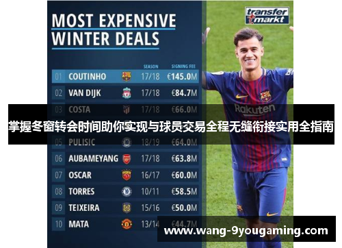 掌握冬窗转会时间助你实现与球员交易全程无缝衔接实用全指南 掌握冬窗转会时间助你实现与球员交易全程无缝衔接实用全指南